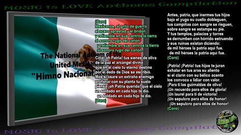 mexican national anthem in english.